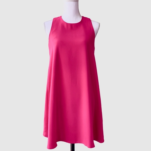 ADRIANNE VITTADINI SHIFT DRESS FUCHSIA TANK DRESS - Picture 10 of 12